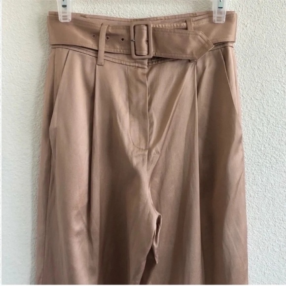 Fleur Du Mal Twill Belted Trouser Safari - Picture 3 of 9